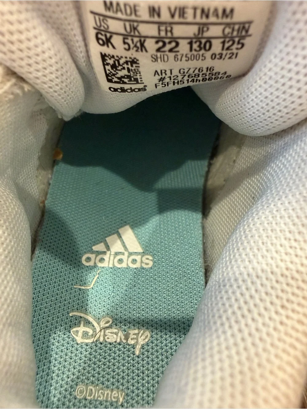 Frozen Olaf Adidas Shoes, Toddler 6K